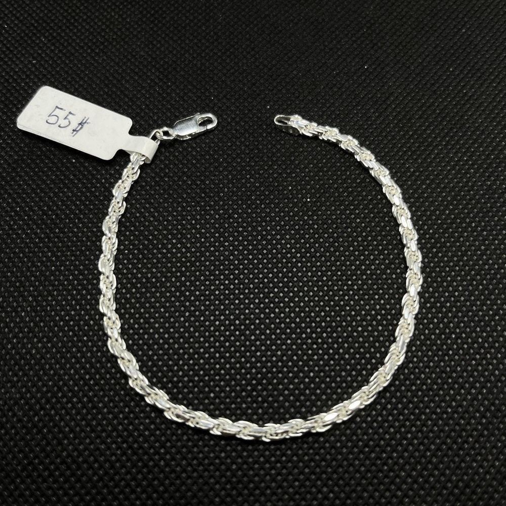 Esclava De Plata 925 Tejido‎ Rope Silver 925 - 8 Inch